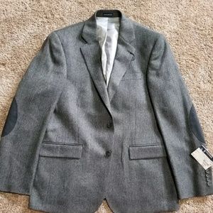 Dark grey heathered stafford suit separate sport c